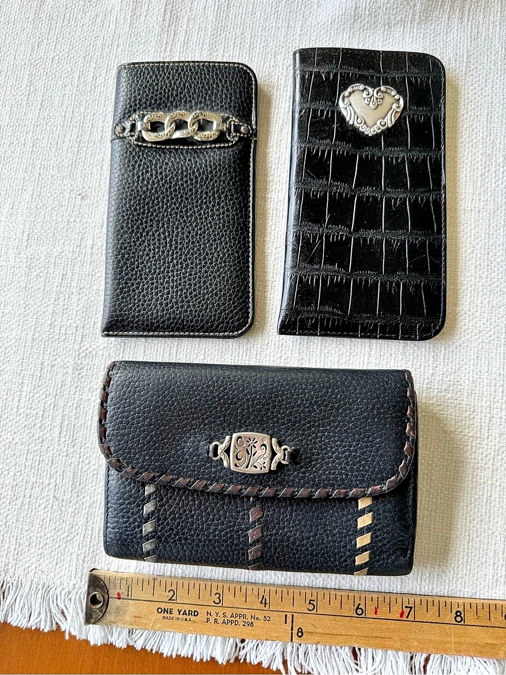 Brighton Black Wallet Set
